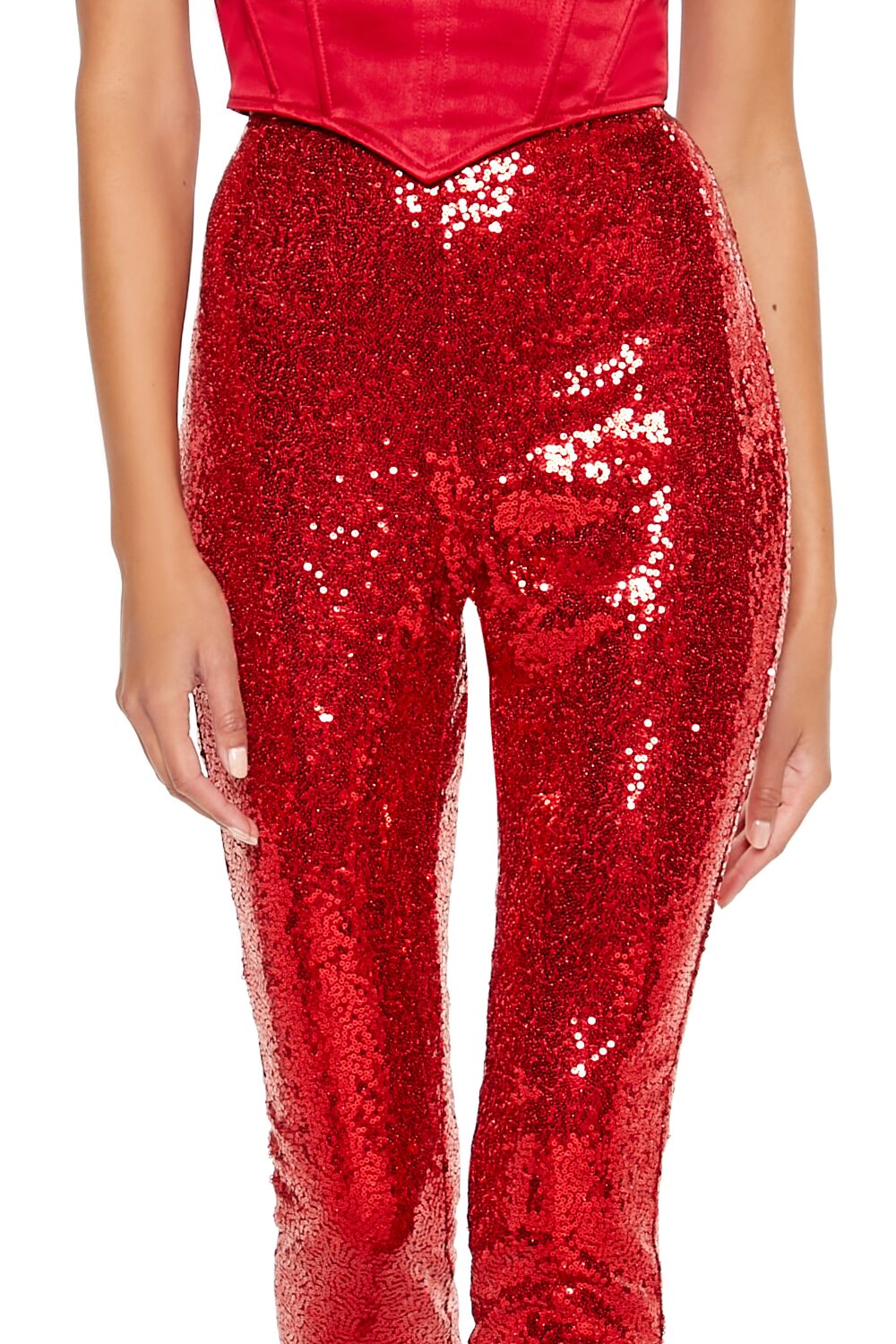 Sequin High-Rise Leggings