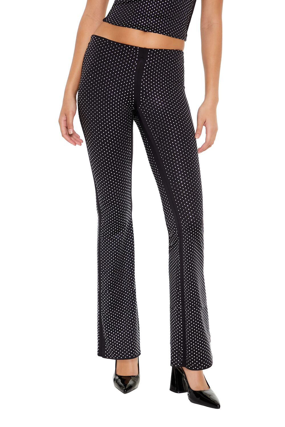 Contour Sculpt Rhinestone Pants