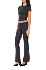Contour Sculpt Rhinestone Pants