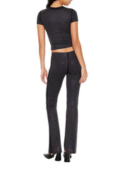 Contour Sculpt Rhinestone Pants
