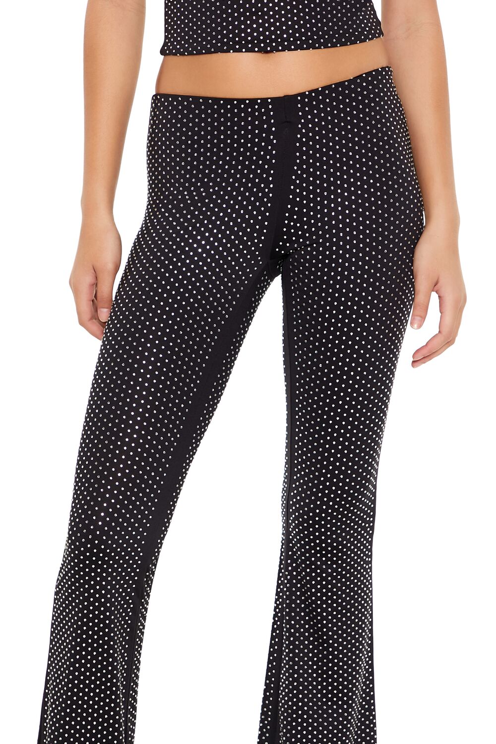Contour Sculpt Rhinestone Pants