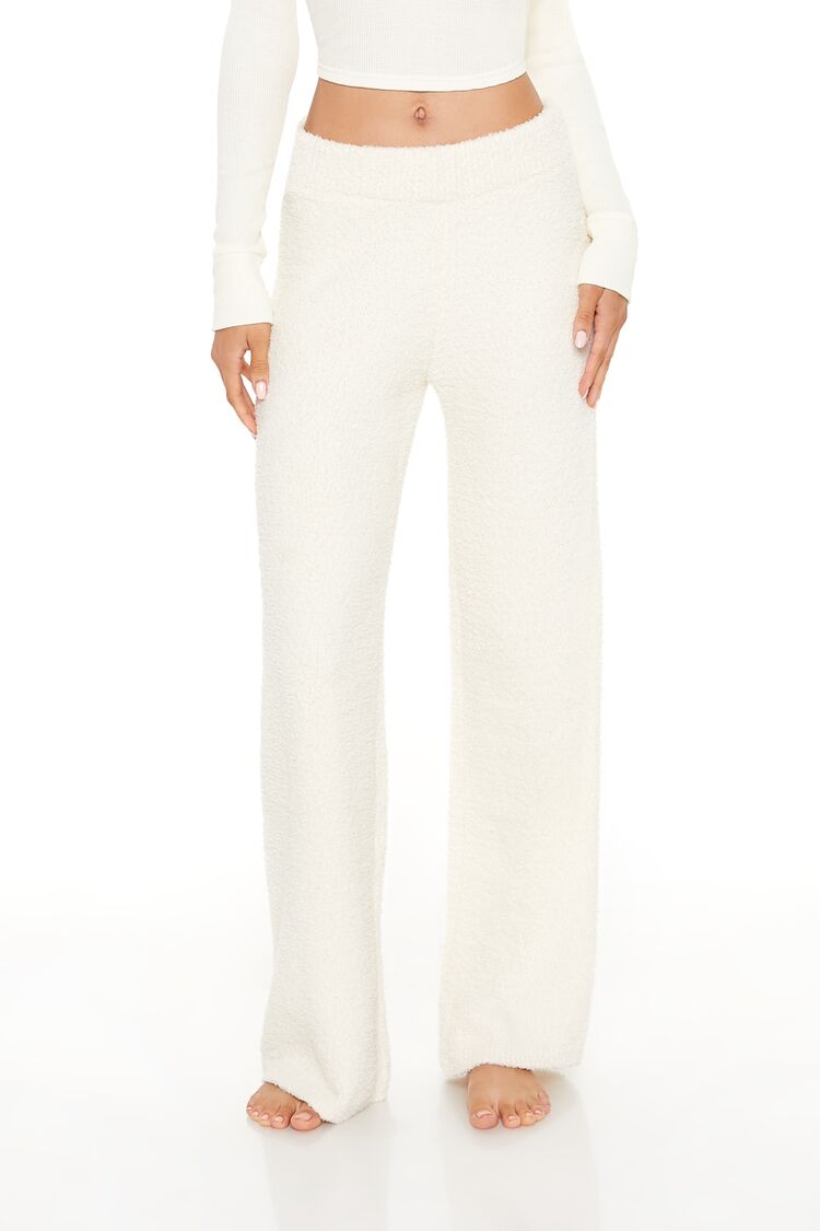 Plush High-Rise Pajama Pants