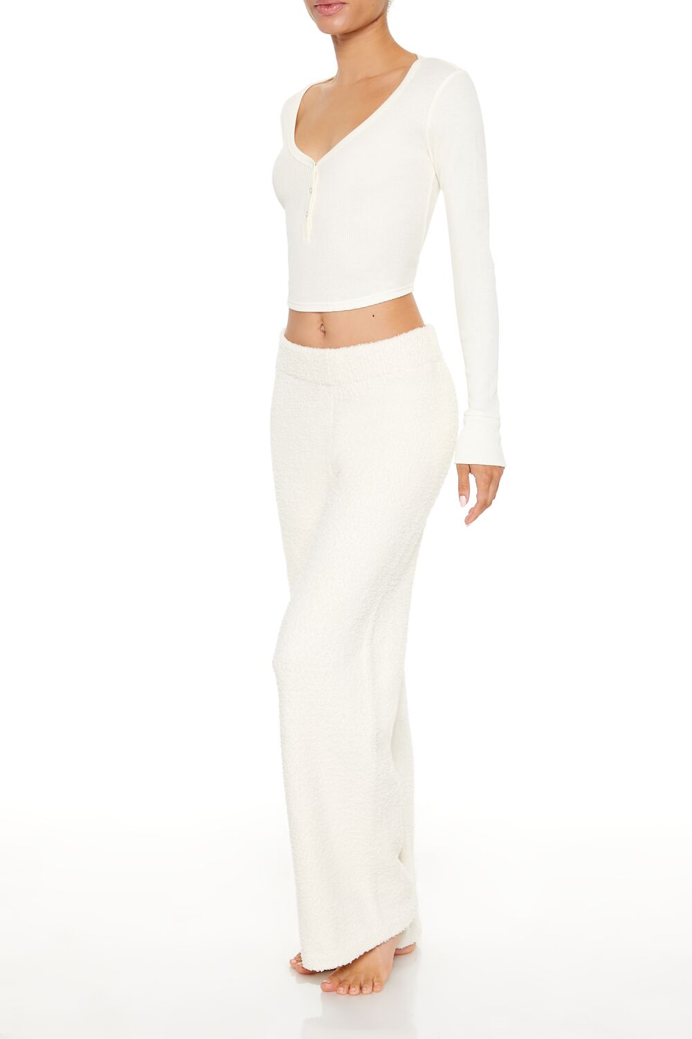 Plush High-Rise Pajama Pants