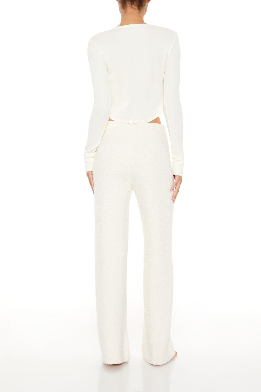 Plush High-Rise Pajama Pants
