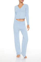 Plush Cropped Pajama Top