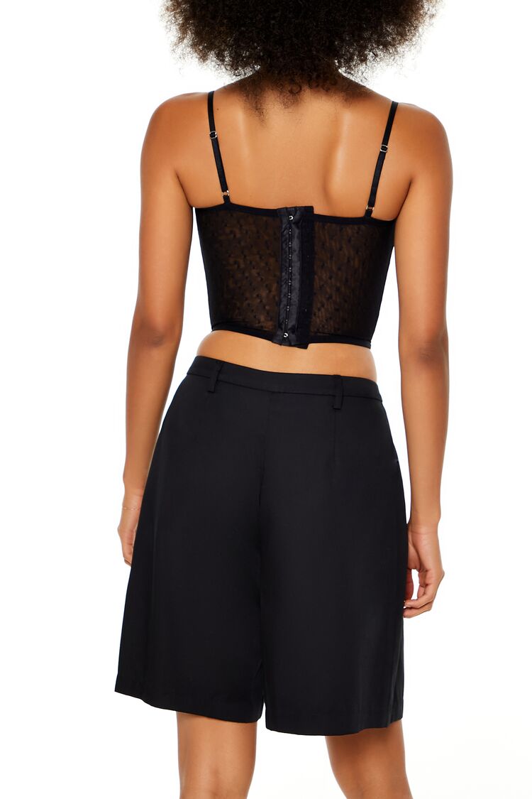 Lace Cropped Bustier Cami