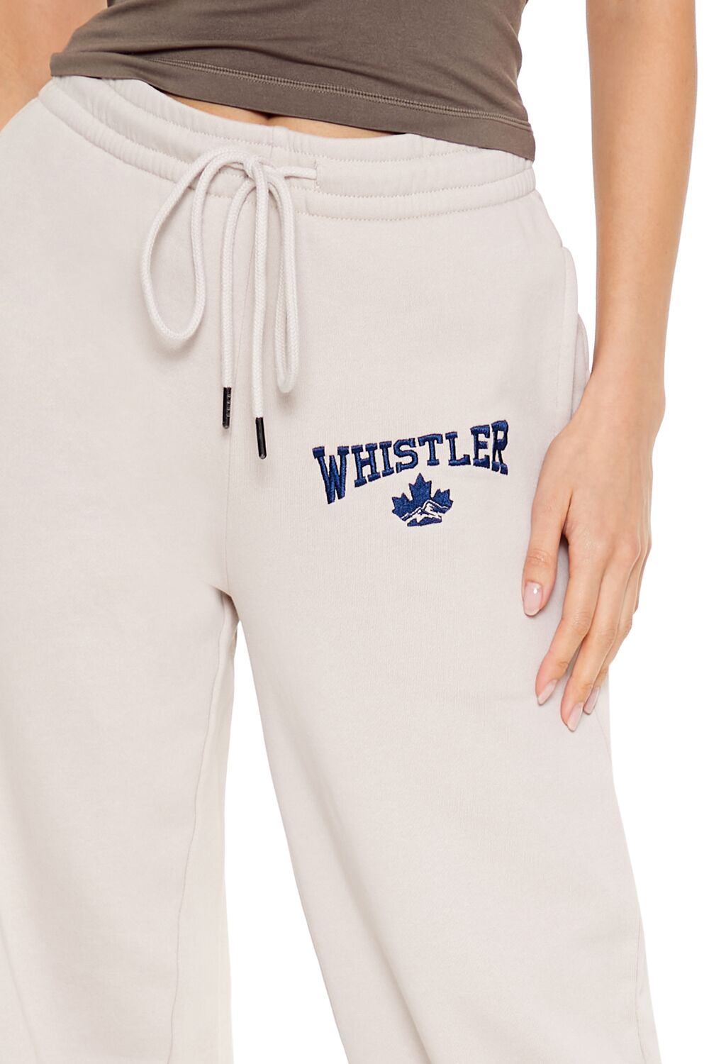 Embroidered Whistler Sweatpants