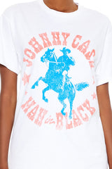 Johnny Cash Man in Black Tee