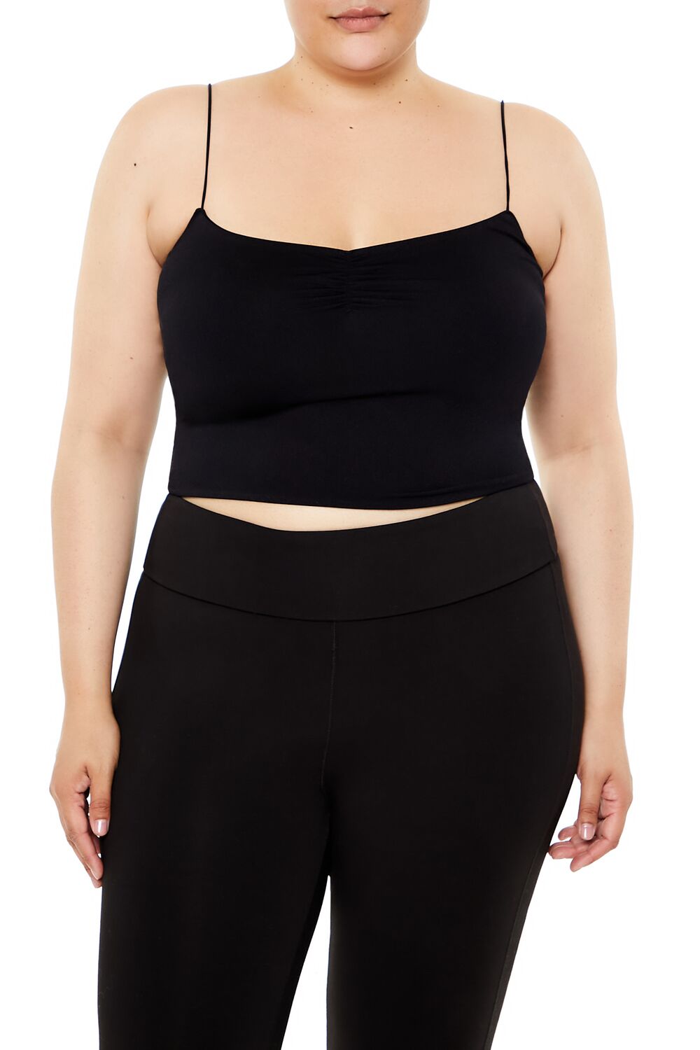 Plus Size Seamless Cropped Cami