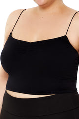 Plus Size Seamless Cropped Cami