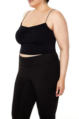 Plus Size Seamless Cropped Cami