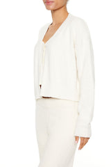 Plush Pajama Cardigan Sweater