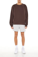 Drop-Sleeve Crew Pullover
