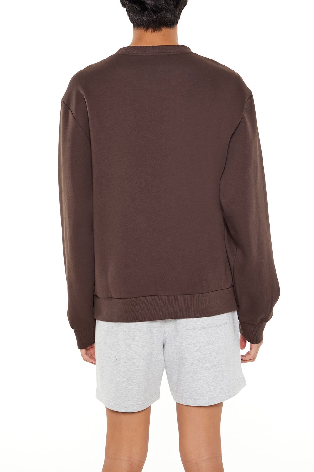 Drop-Sleeve Crew Pullover