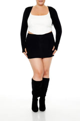 Plus Size Shrug Sweater