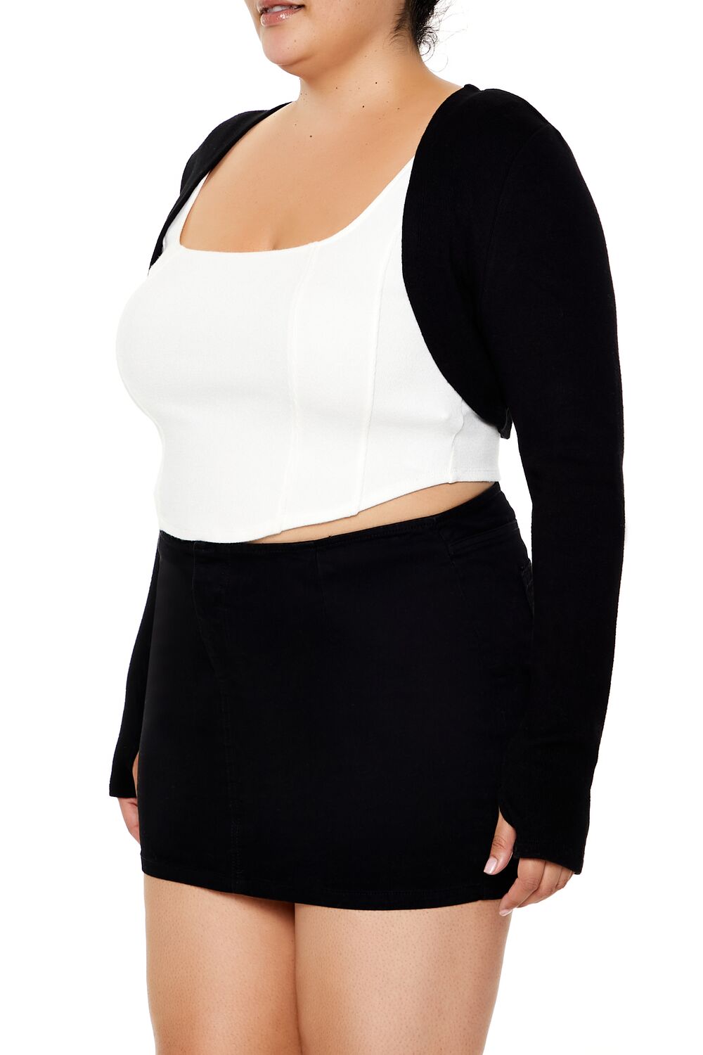 Plus Size Shrug Sweater