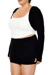 Plus Size Shrug Sweater