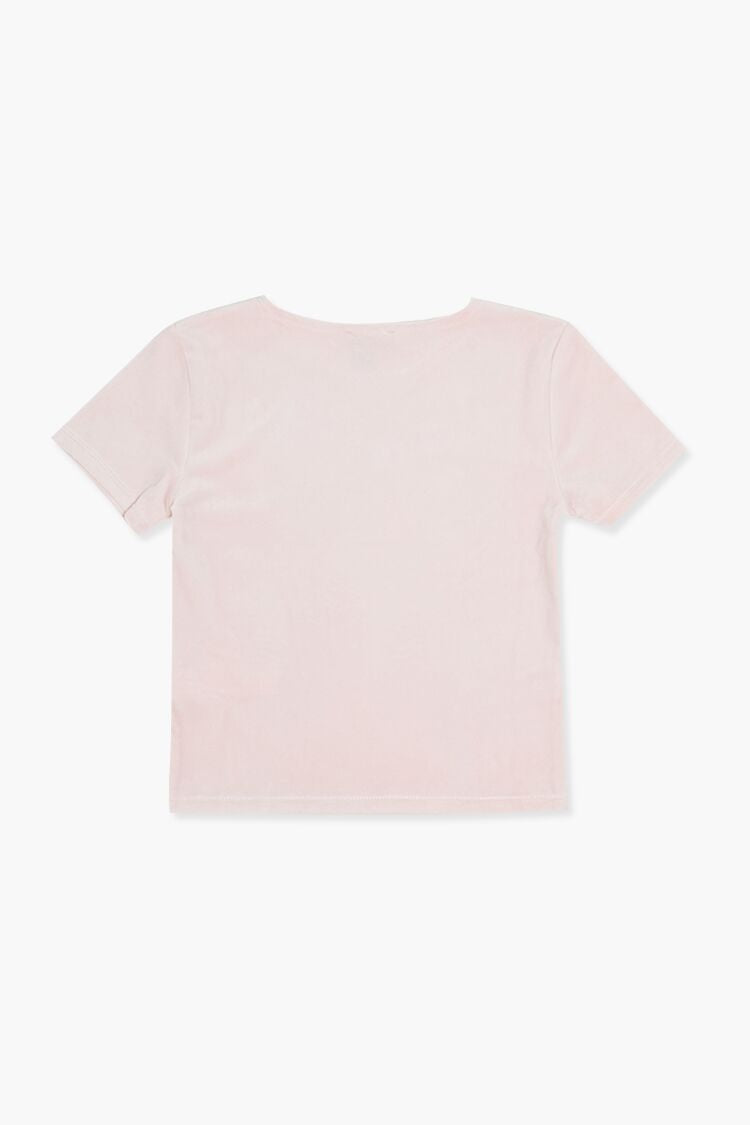 Girls Velour Tee (Kids)