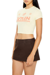 Ribbed Knit Spain Baby Tee