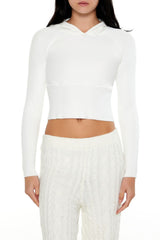 Hooded Raglan Sweater