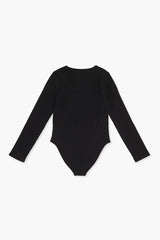 Girls Split-Neck Bodysuit (Kids)