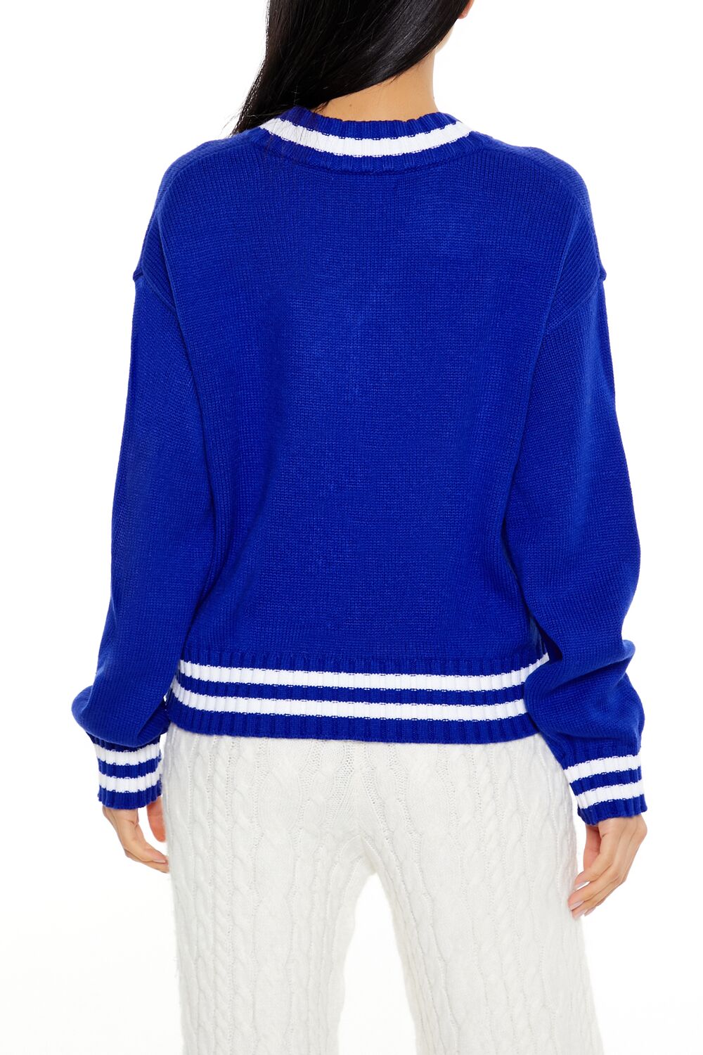 Varsity-Striped Chicago Sweater