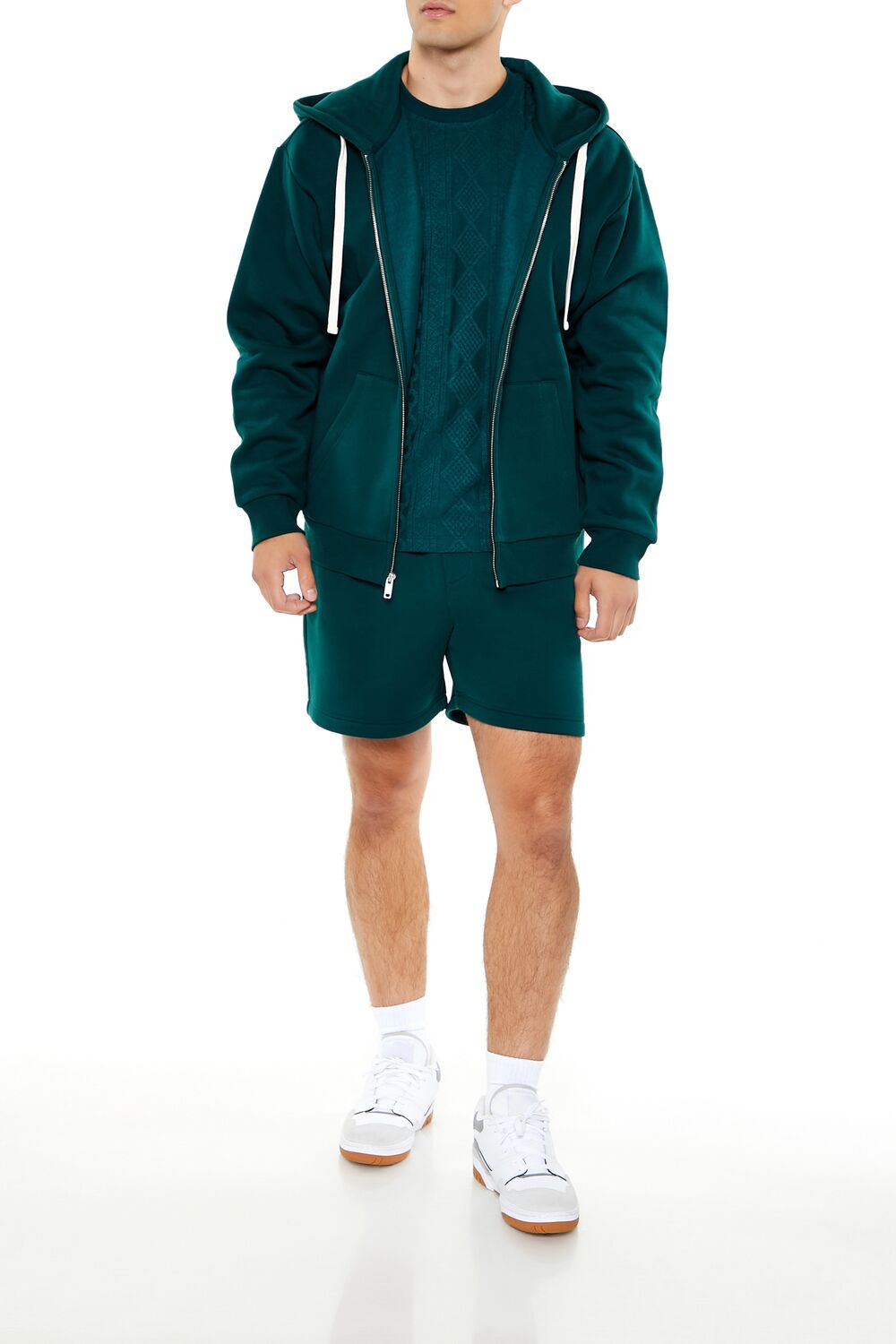 Fleece Core Athletic Zip-Up Hoodie