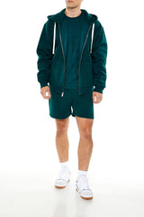Fleece Core Athletic Zip-Up Hoodie