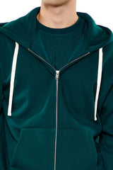 Fleece Core Athletic Zip-Up Hoodie