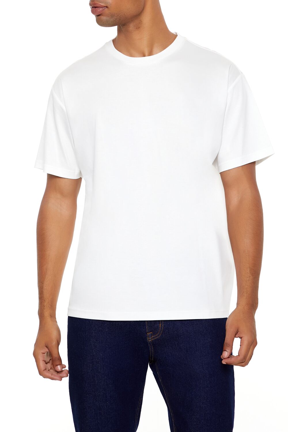 Supima-Blend Cotton Crew Tee