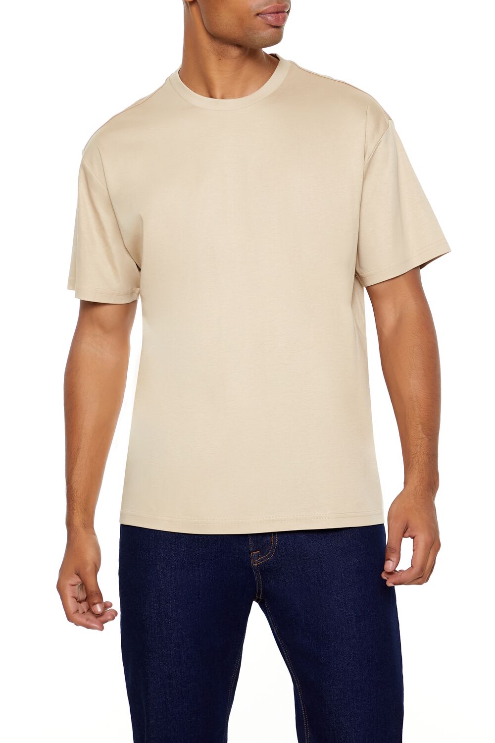 Supima-Blend Cotton Crew Tee