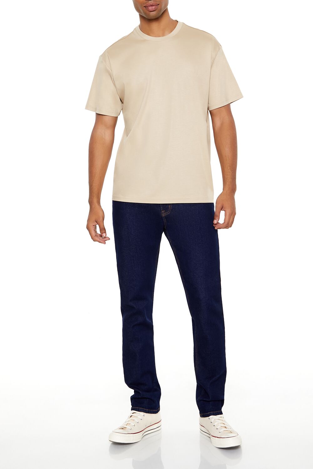 Supima-Blend Cotton Crew Tee