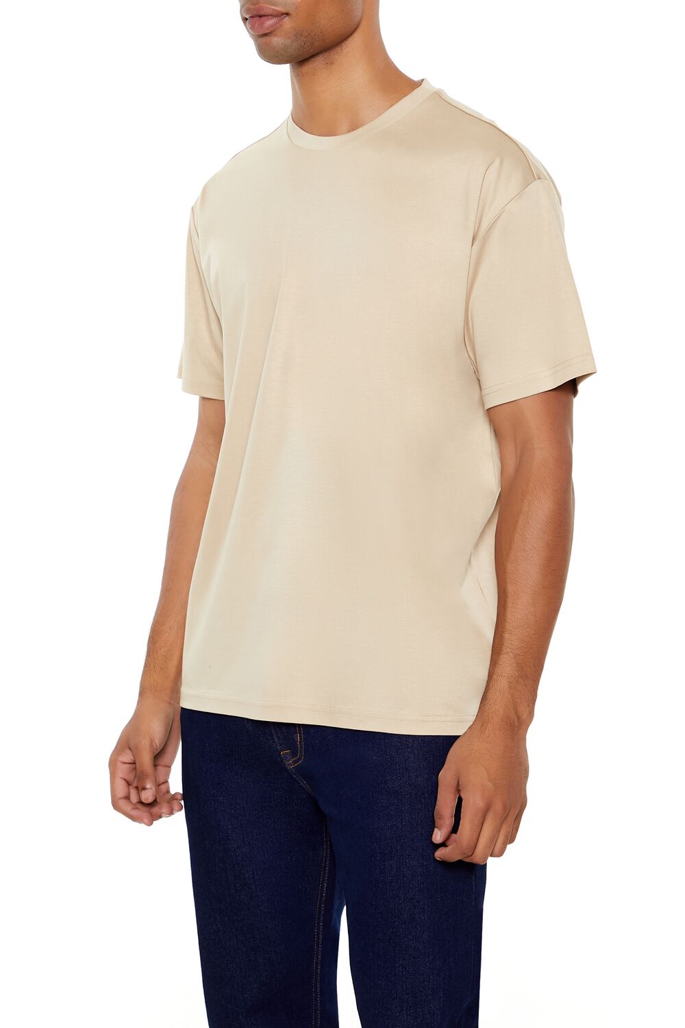 Supima-Blend Cotton Crew Tee