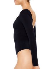 Seamless Open-Back Thong Bodysuit