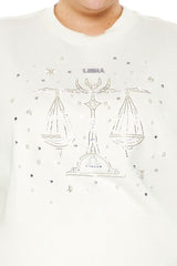 Plus Size Beaded Libra Pullover