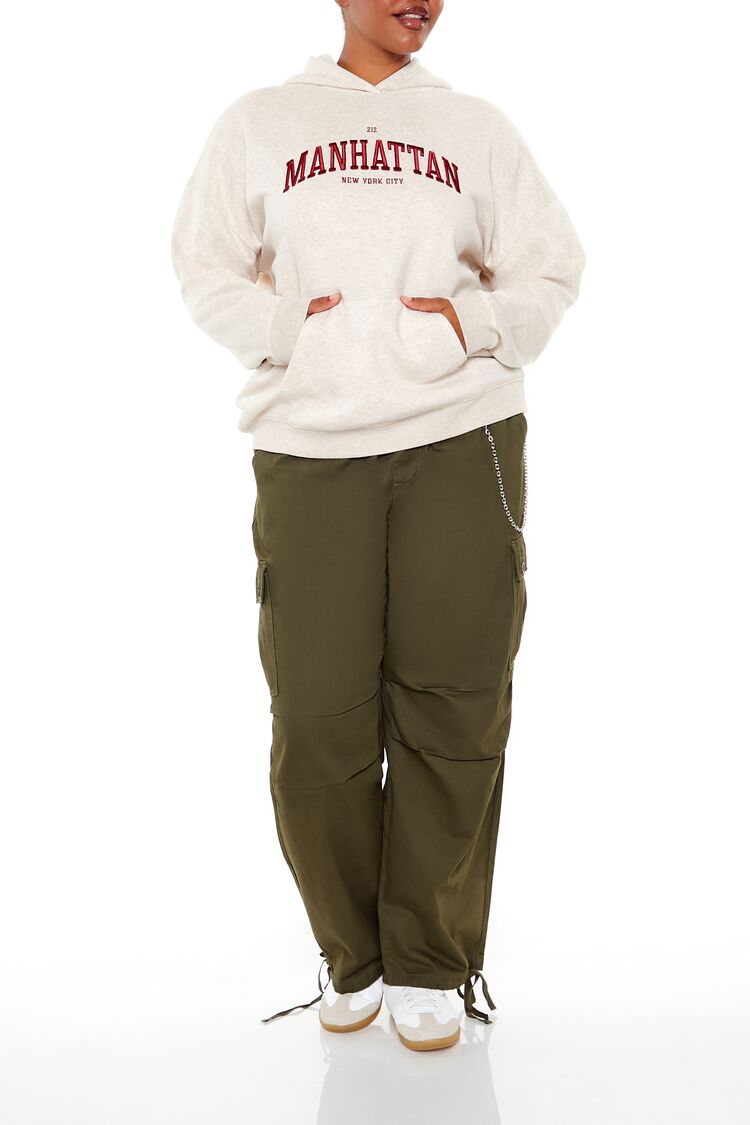 Plus Size Embroidered Manhattan Hoodie