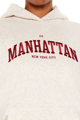 Plus Size Embroidered Manhattan Hoodie