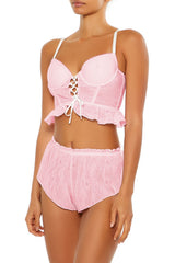 Ruffle Mid-Rise Shortie Panties