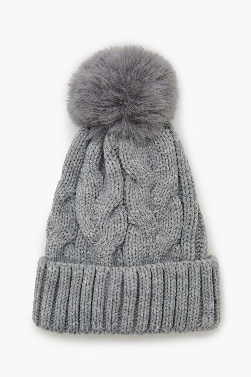 Pom Pom Cable Knit Beanie