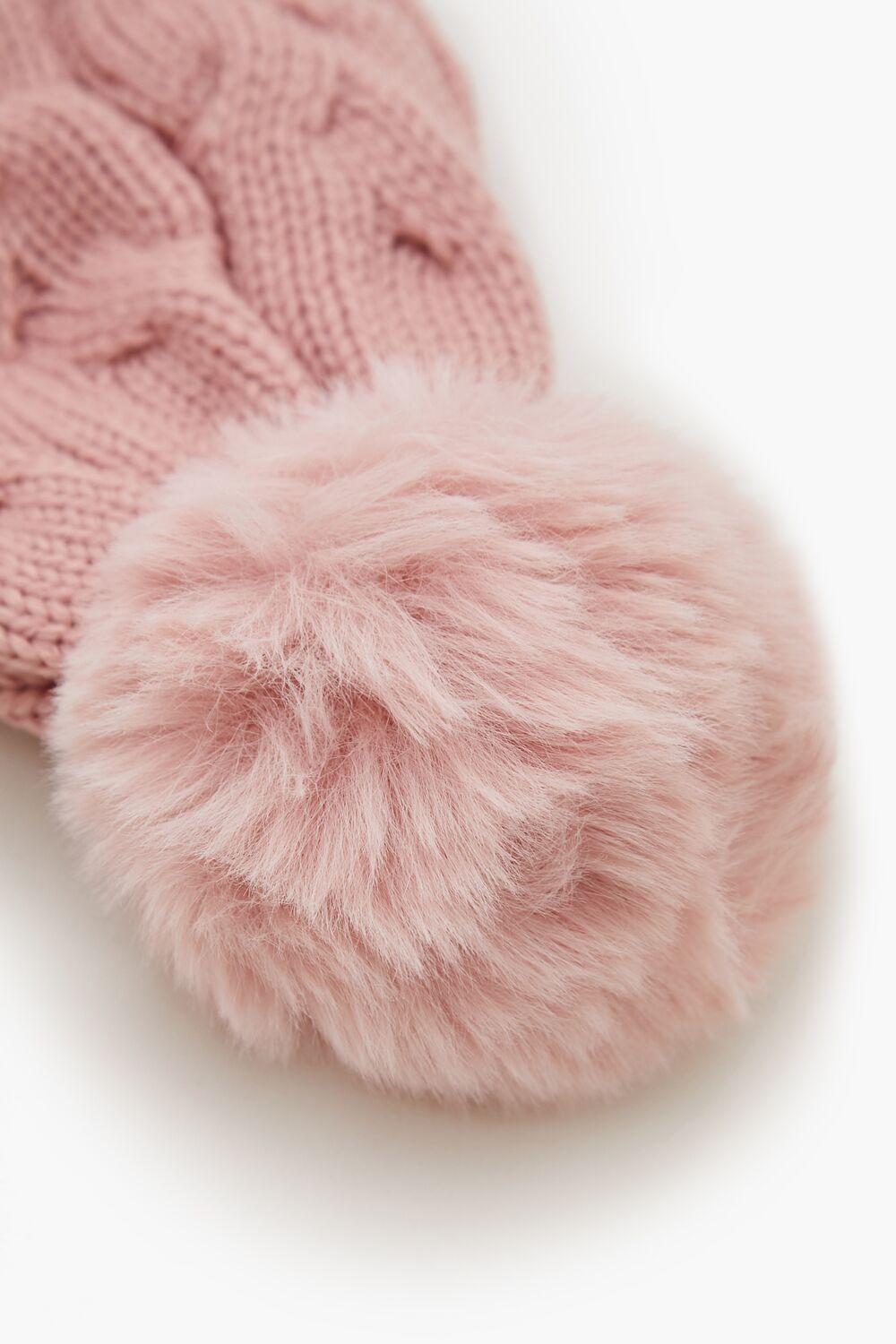 Pom Pom Cable Knit Beanie