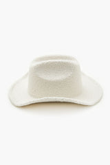 Faux Shearling Cowboy Hat