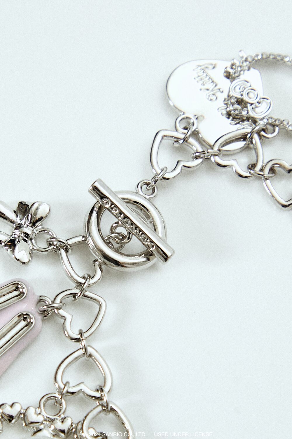 Hello Kitty Faux Pearl Charm Bracelet