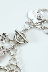 Hello Kitty Faux Pearl Charm Bracelet