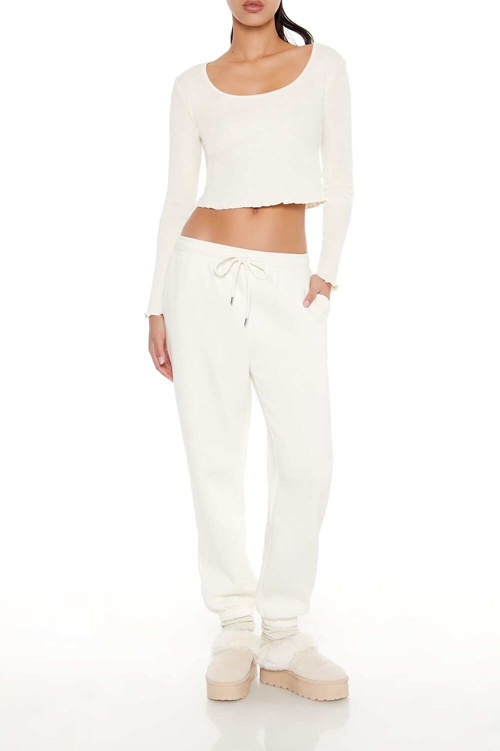 Fleece Drawstring Joggers