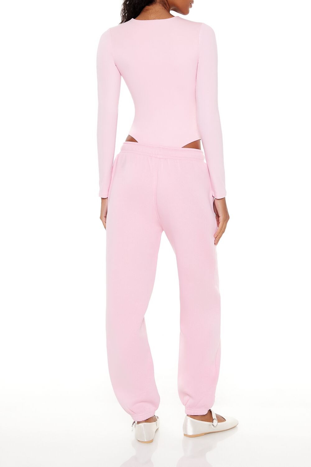 Fleece Mid-Rise Joggers