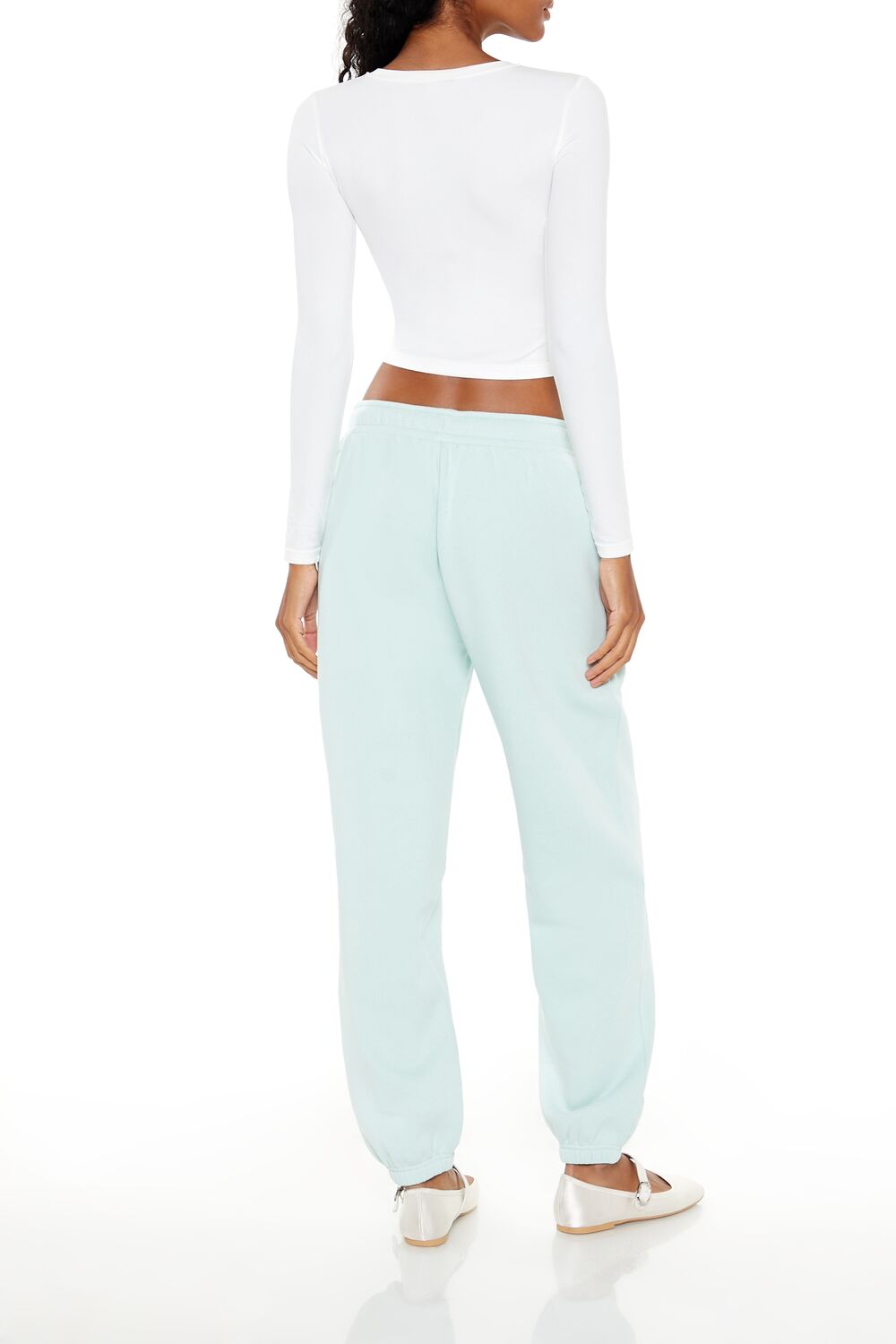 Fleece Mid-Rise Joggers