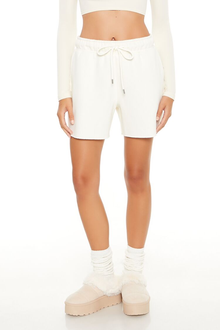 Raw-Cut Fleece Sweatshorts