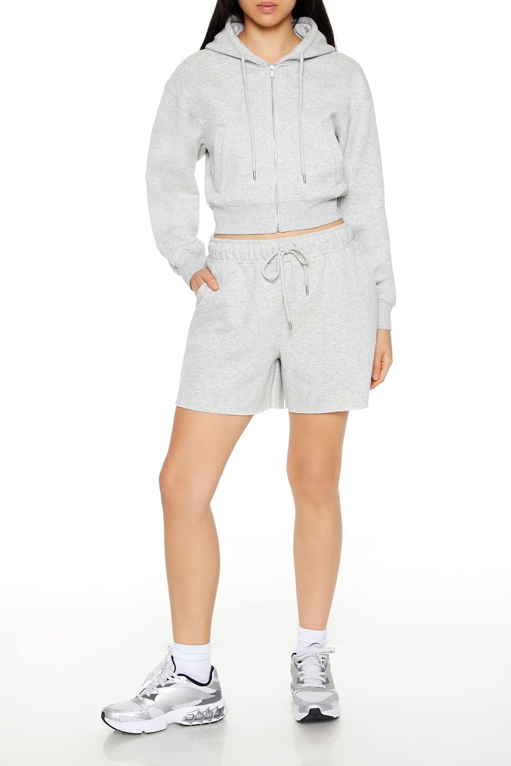 Raw-Cut Fleece Sweatshorts