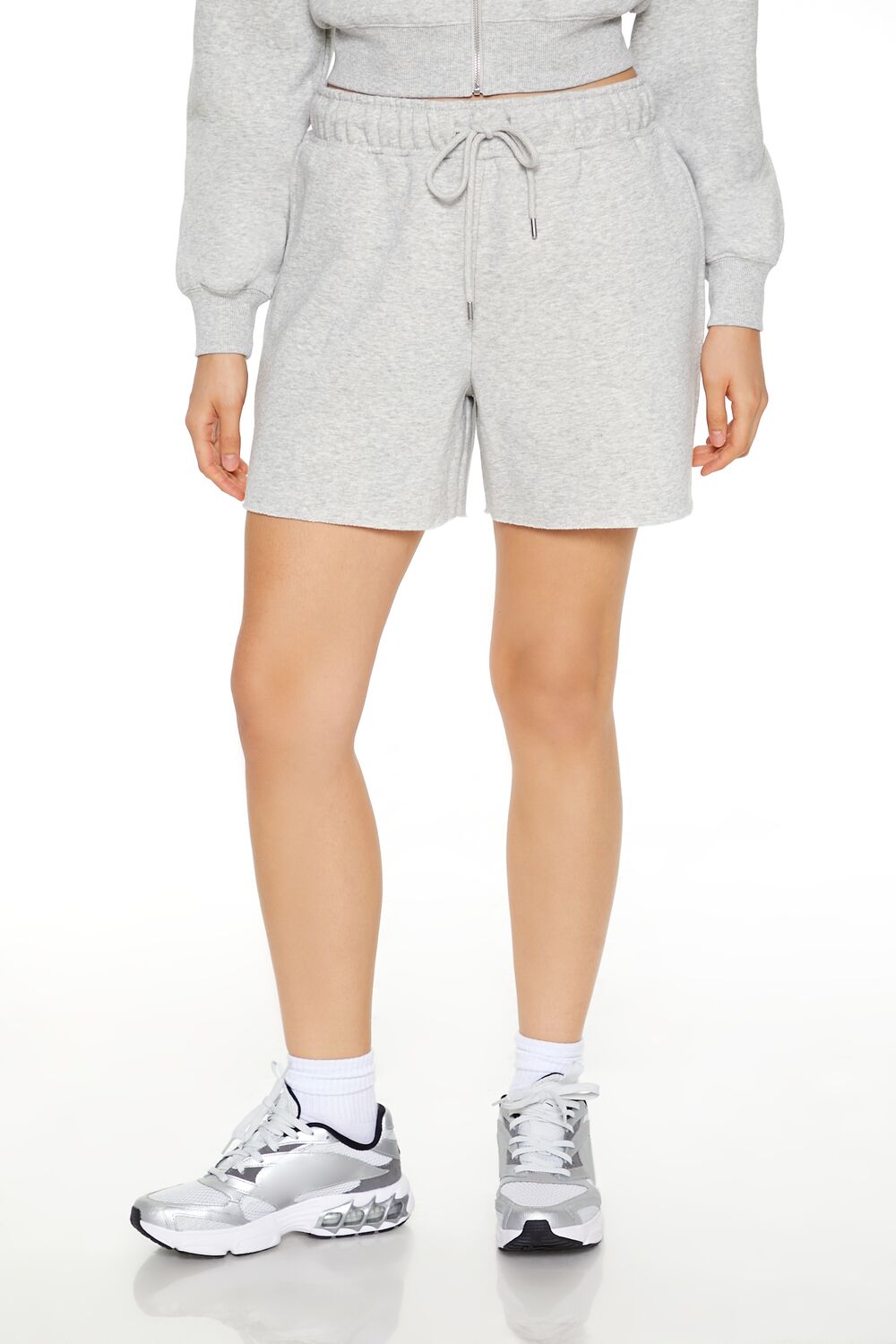 Raw-Cut Fleece Sweatshorts