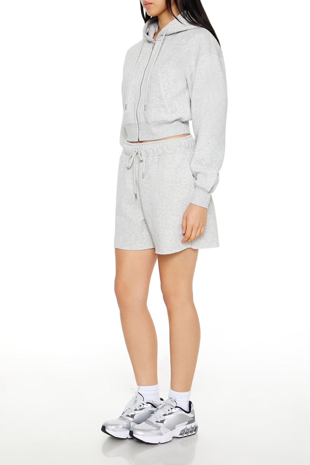 Raw-Cut Fleece Sweatshorts